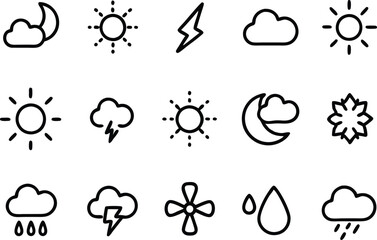 set of vector icons for web
