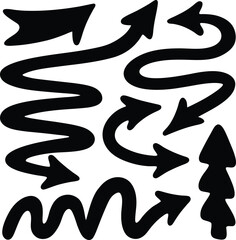 vector set of arrows