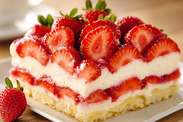  strawberry pudding interior