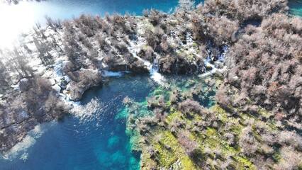 Winter Scenery of Jiuzhaigou Valley Scenic and Historic Interest Area Valley