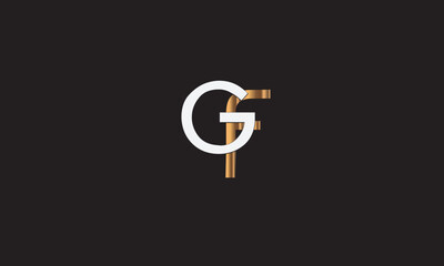 GF, FG, F, G Abstract Letters Logo Monogram