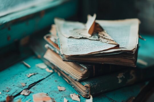 A literature textbook opened to a classic novel excerpt with annotations