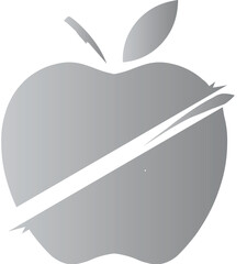 Apple-slicing icon 