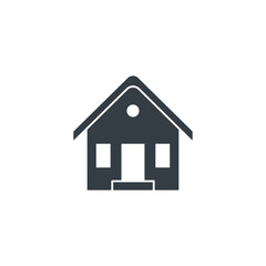House icon symbol vector illustration isolated on white background