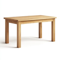 Simple Wooden Table for Modern Interior Design and Home Decor