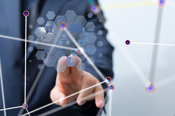 Technology background. Big data concept