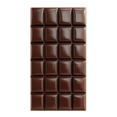 Obraz premium chocolate bar on white background