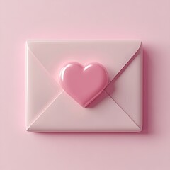 Minimalist Valentine&rsquo;s Day Composition. Elegant Love-Themed Flat Lay for Valentine&rsquo;s Celebration