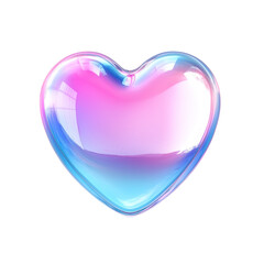3d glossy heart shape