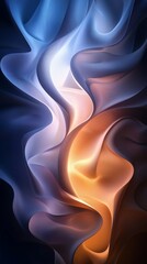 Obraz premium Abstract flowing colors, dynamic design, background for website