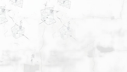 White concrete wall background in vintage style for graphic design or wallpaper, realistic. with white shades