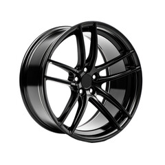 A sleek alloy car rim