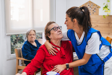 Compassionate caregiving in a geriatric nursing home