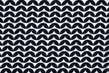 White fabric with abstract pattern a background or texture