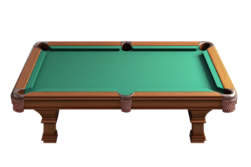 A pool table 