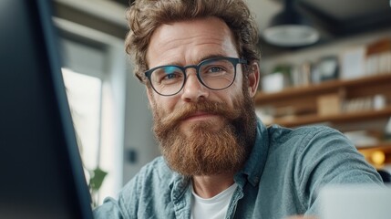 Financial Analyst's Deep Dive Examining Funding Allocation Charts in Modern Office Optimize Budget with Data-Driven Strategy in the Modern Office Setting Professional Workspace Boost investment