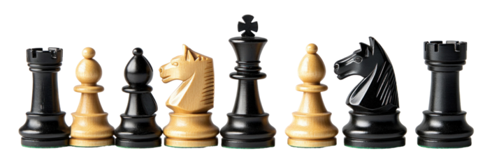 A set of chess pieces