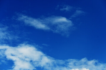 blue sky and clouds