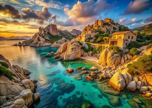 Stunning Sardinian Coastline: Azure Waters & Dramatic Cliffs