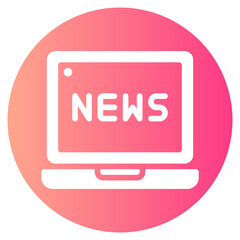 laptop gradient icon