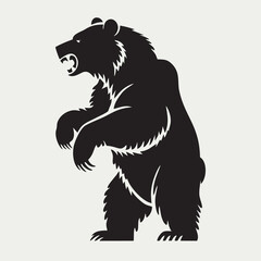 Bear Silhouette Draw Animal
