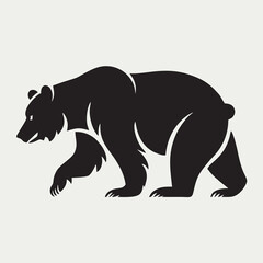 Bear Silhouette Draw Animal