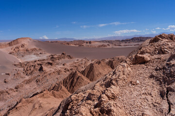 Fototapeta na wymiar Valle de la Luna - San Pedro de Atacama - Chile