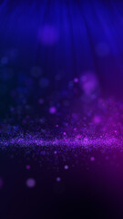 Violet blue  particle background, Light shine..