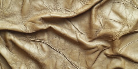 Glossy fabric texture showing stitches and seams, likely for a garment or fashion accessory.