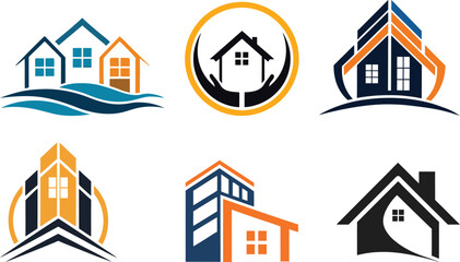 Fototapeta premium Real estate logo icon