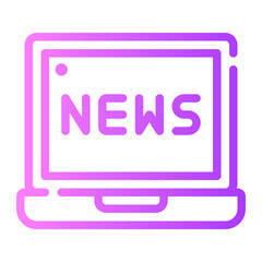 laptop gradient icon
