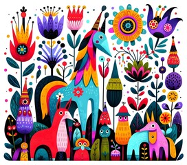 "Jardines de Fantasía: Maravillas Ilustradas"