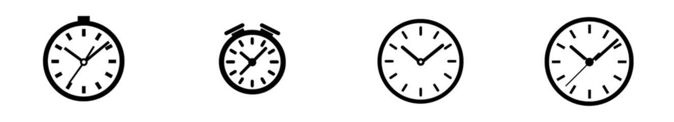 Modern illustration design of a fast quick time timer response sign icon
