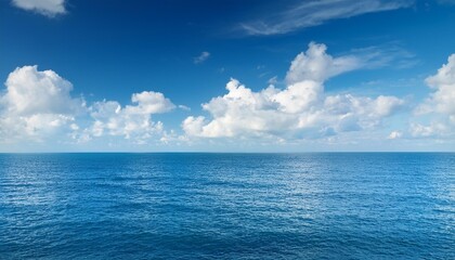 Fototapeta premium blue sky and sea