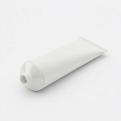 Blank tube of toothpaste on white background. 3d illustration