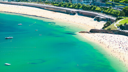 Summer in San Sebastián, Spain