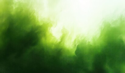 Naklejka premium Lush Green Abstract Soft Focus Background with Gradients and Grainy Texture