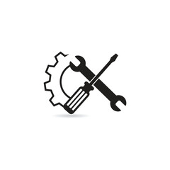 Technical Service sign, symbol, icon. Vector illustration