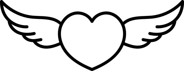 heart with wing