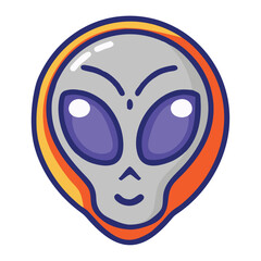 Alien Avatar Futuristic Sci Fi Icon