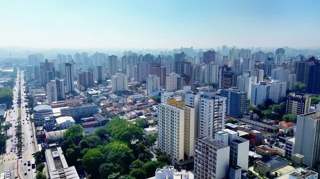 Aerial view of S&atilde;o Caetano do Sul, one of the best cities to live in Brazil