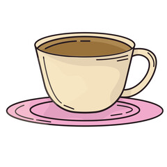 cute icon drink illustration