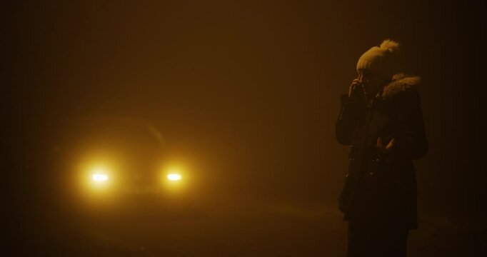 Bieta Calls And Asks For Help During A Car Breakdown At Night