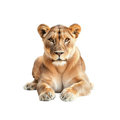 Obraz premium Lion isolated on transparent background 