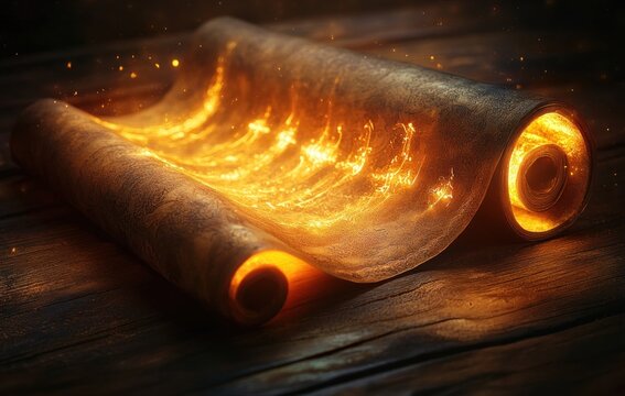 Illuminated Manuscript Scroll of the Bible Gospel of Mark Miracles Discipleship Faith Authority Servanthood Urgency and Mission