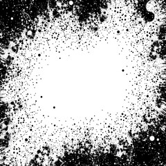 Obraz premium Abstract Noise Music Poster with Speckled Background