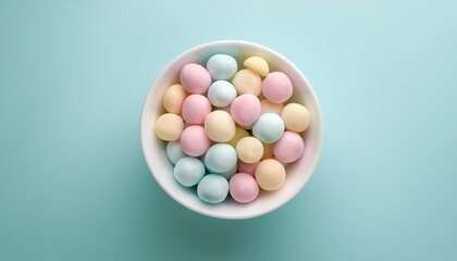 Obraz premium chocolate easter balls