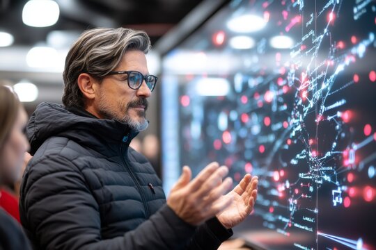 A coding bootcamp instructor explaining a Python programming module