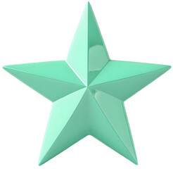 Obraz premium 별 민트색(star mint color)