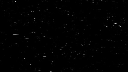 Winter background. falling snow isolated on black background. Falling snow on black background. Winter background in pure dark.